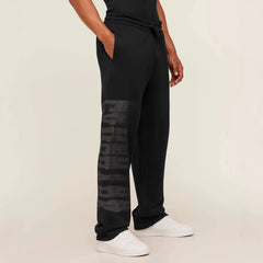 GYMSHARK New American Sports Pants Gym Fitness Running Training Pants Cotton Loop Printed Wide Leg Pants