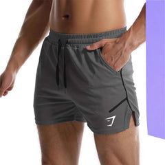 GYMSHARK Mesh Quick Drying Sports Shorts Men's Fitness Shorts Thin Casual Running Breathable Training Pants CY-10