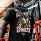 VQ collaboration Dragon Ball fitness suit loose short sleeved men's and women's sports American breathable running muscle cross-border T-shirt