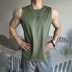 Gymshark Core Olive Textured Muscle Tank