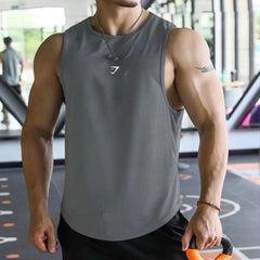 Gymshark Heather Grey Essential Muscle Tank