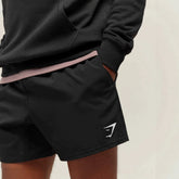 GYMSHARK美式运动三分裤弹力跑步健身肌肉田径运动短裤男速干短裤