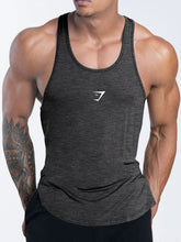 British muscle shark fitness suit men's summer quick drying running sports tight vest sports cycling sleeveless camisole