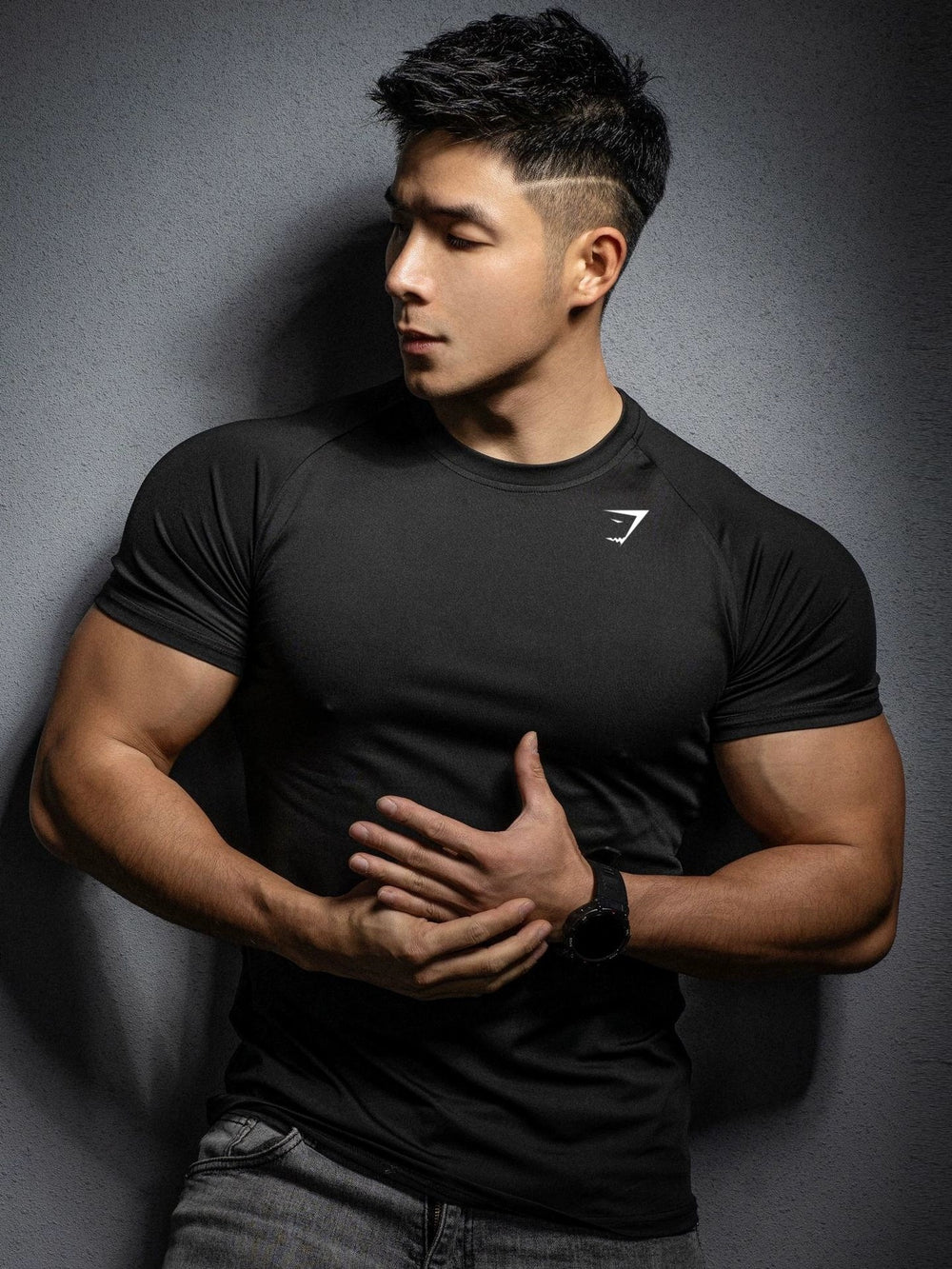 Gymshark Slate Fusion Seamless Training Tee