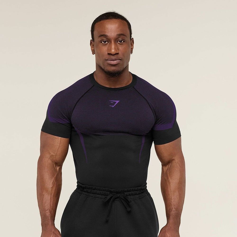 Gymshark Onyx Seamless Mesh Performance Tee