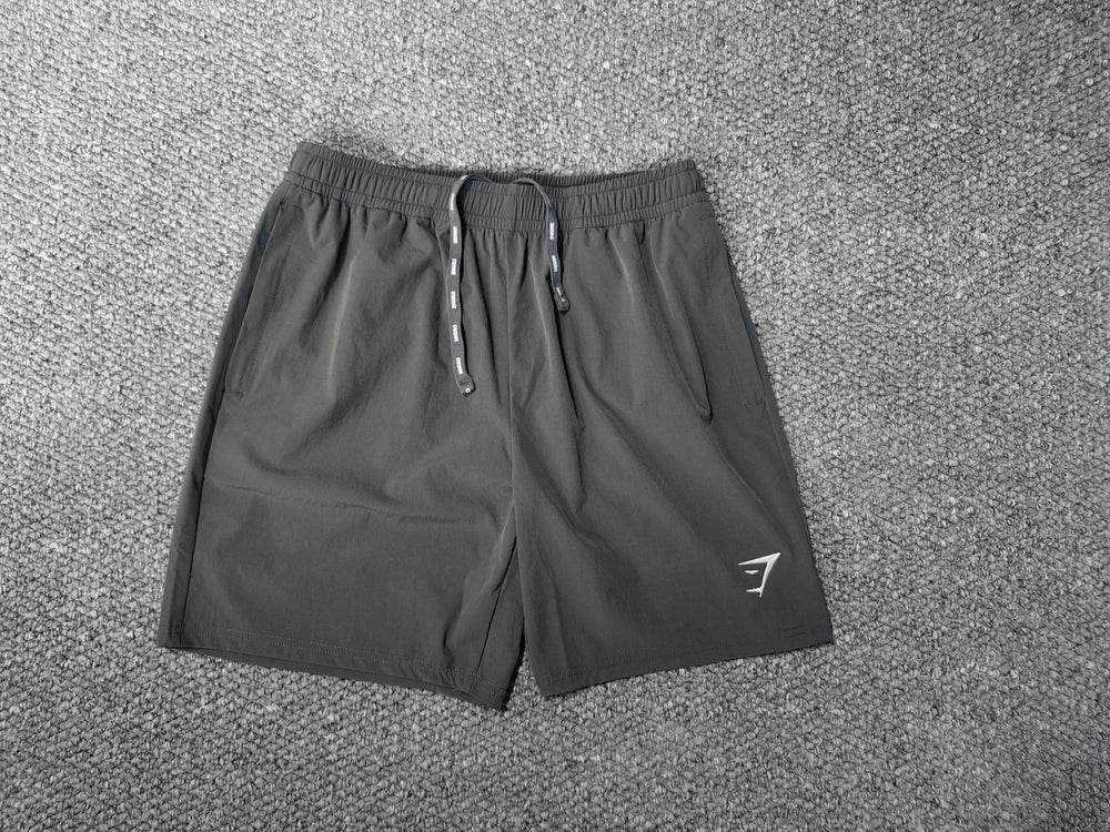 Shark quick drying fitness stretch shorts, one piece hair replacement