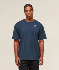 Gymshark Midnight Teal Oversized Training Tee