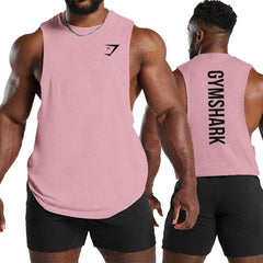 Gymshark Dusty Rose Back Logo Muscle Tank