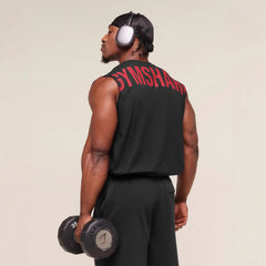 Gymshark short sleeved sports and leisure oversized fitness suit shark pure cotton breathable vest for both men and women