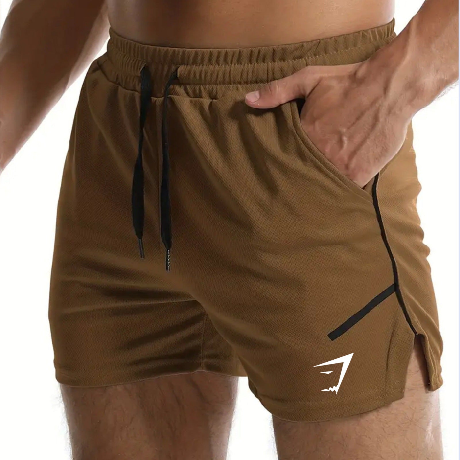Gymshark Brown Tech Performance Shorts