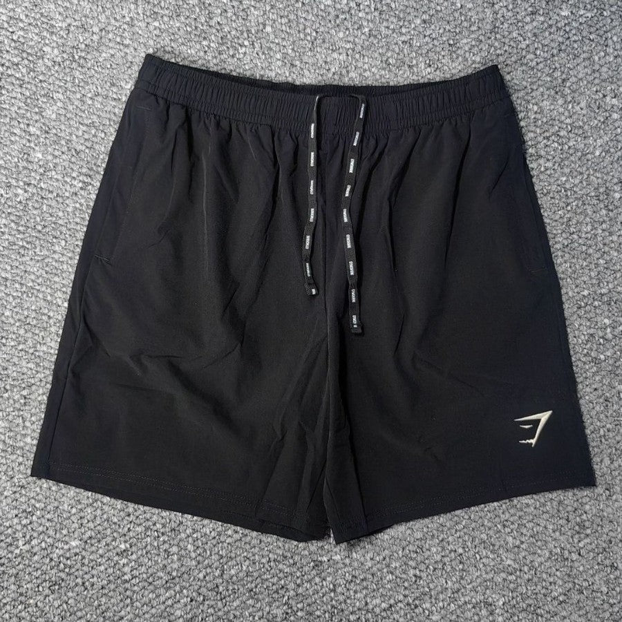 Shark quick drying fitness stretch shorts, one piece hair replacement