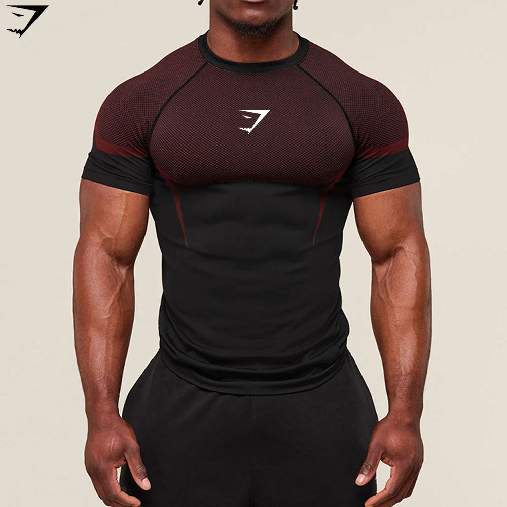 Gymshark Onyx Seamless Mesh Performance Tee