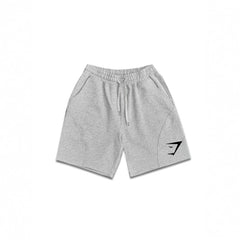 GYMashaRK Fitness Shorts for Men, Retro American Straight Leg, Non Bent Edge, Non Knee Up, Three Leg Pants, Cotton, Muscle, Shark
