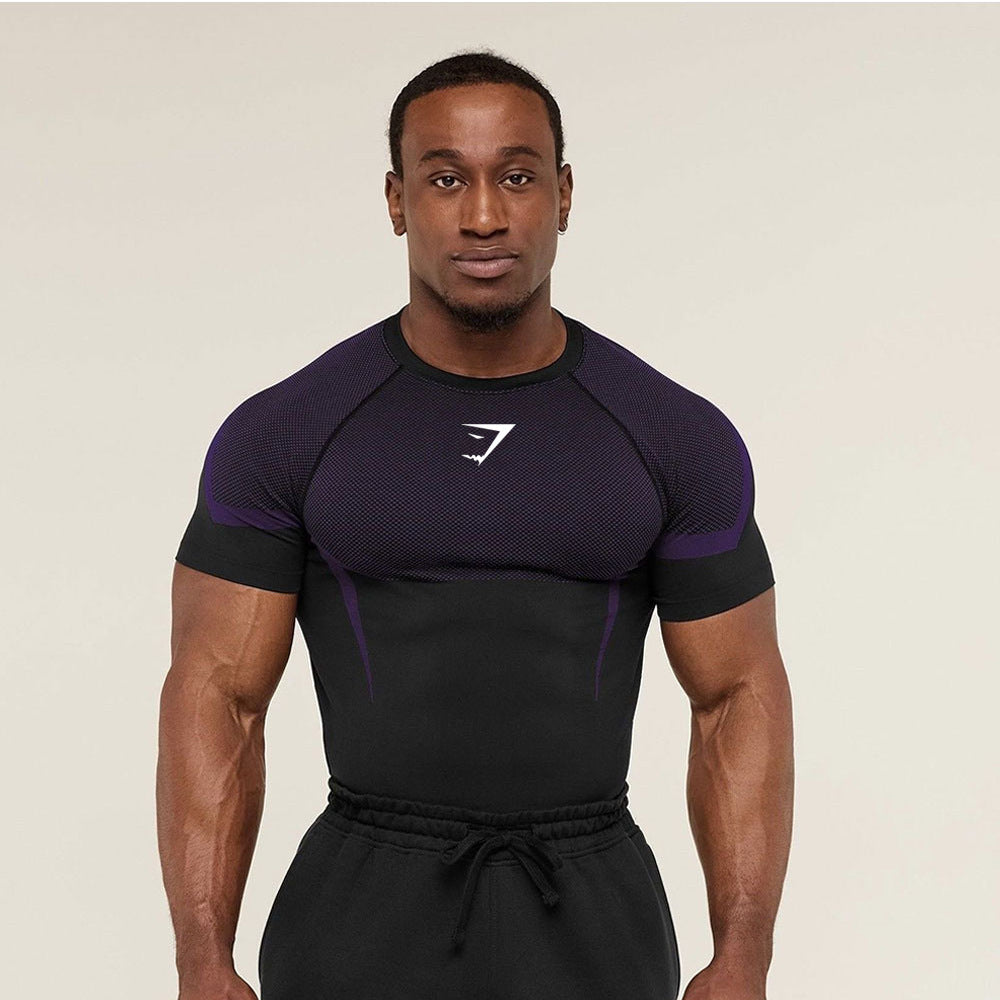 Gymshark Onyx Seamless Mesh Performance Tee