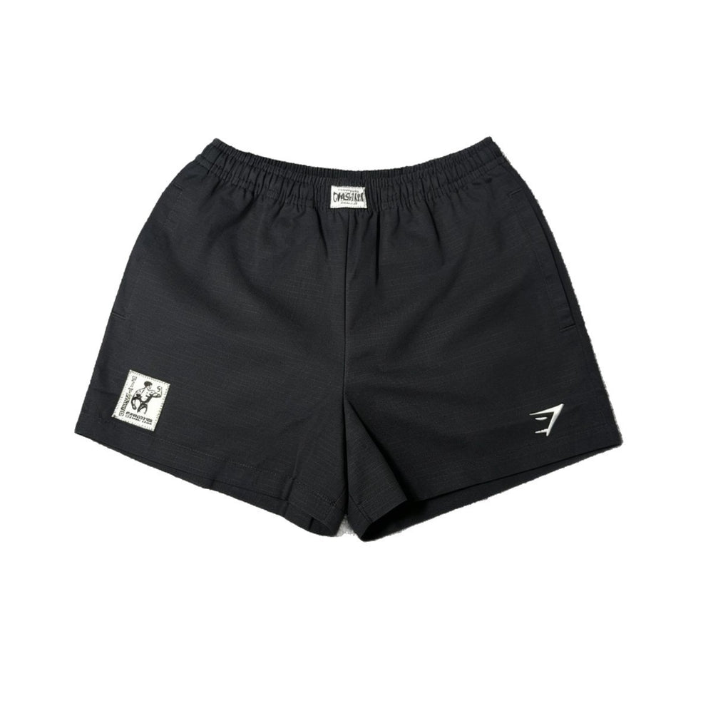 Shark combed plaid fabric shorts, divine pants, sports and casual pants, one piece hair replacement