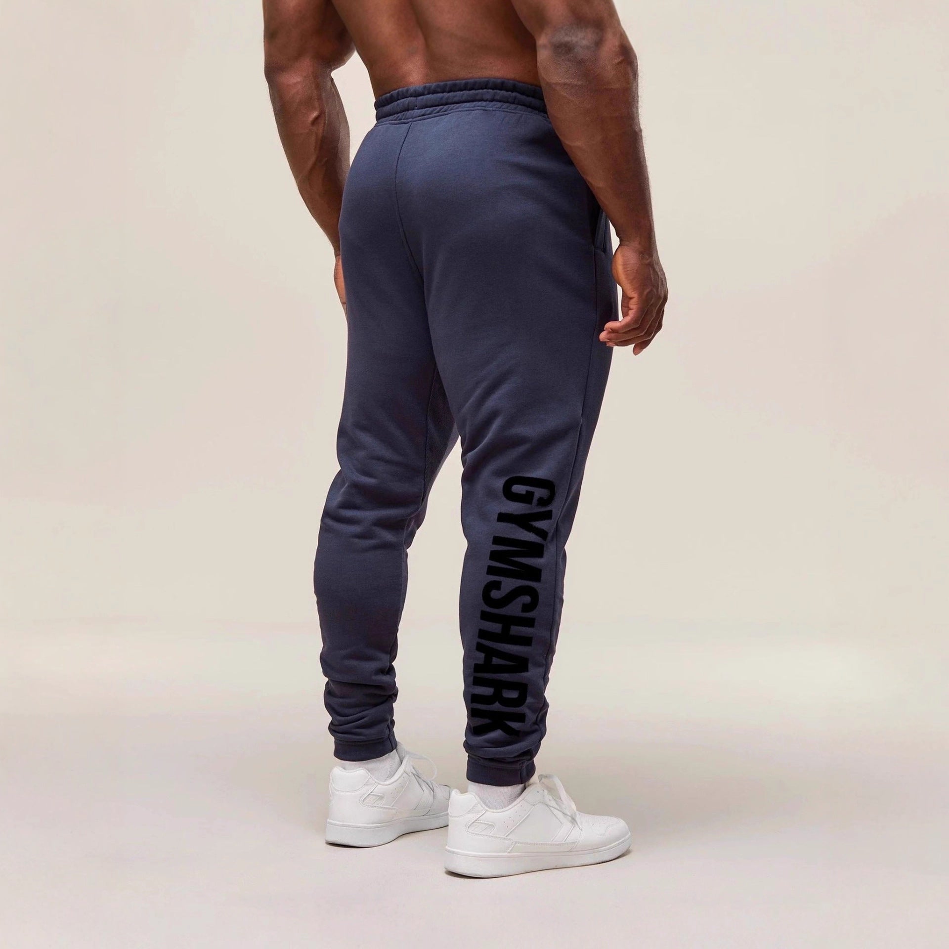 GYMSHARK Men's Sports Pants, Jogger's Gym, Muscle Building, Casual Pants, Cotton Printed Pants