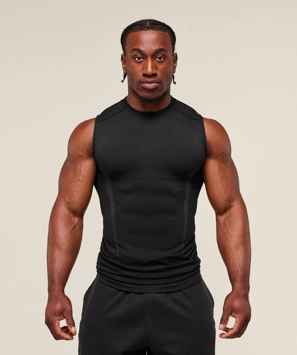 New GYMashaRK Fitness Tank Top Men's Casual Breathable Tight Clothes Running Training Short Sleeve Muscle Shark