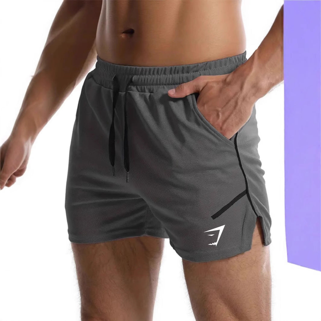 GYMSHARK Mesh Quick Drying Sports Shorts Men's Fitness Shorts Thin Casual Running Breathable Training Pants CY-10