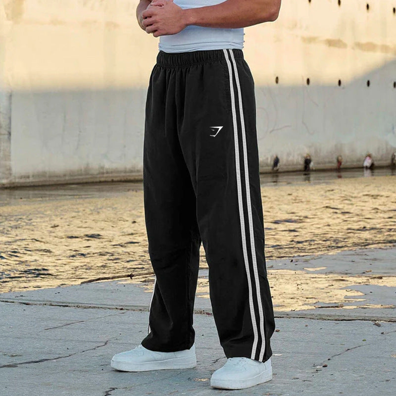 GYMSHARK Sports Fitness Men's Sports Pants Outdoor Running Basketball Training Casual Pants Foreign Trade One Piece dropshipping
