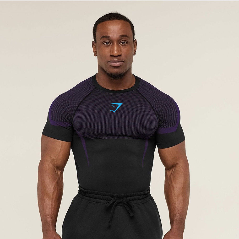 Gymshark Onyx Seamless Mesh Performance Tee