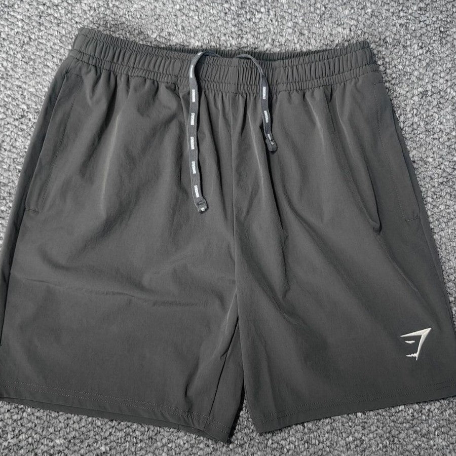 Shark quick drying fitness stretch shorts, one piece hair replacement