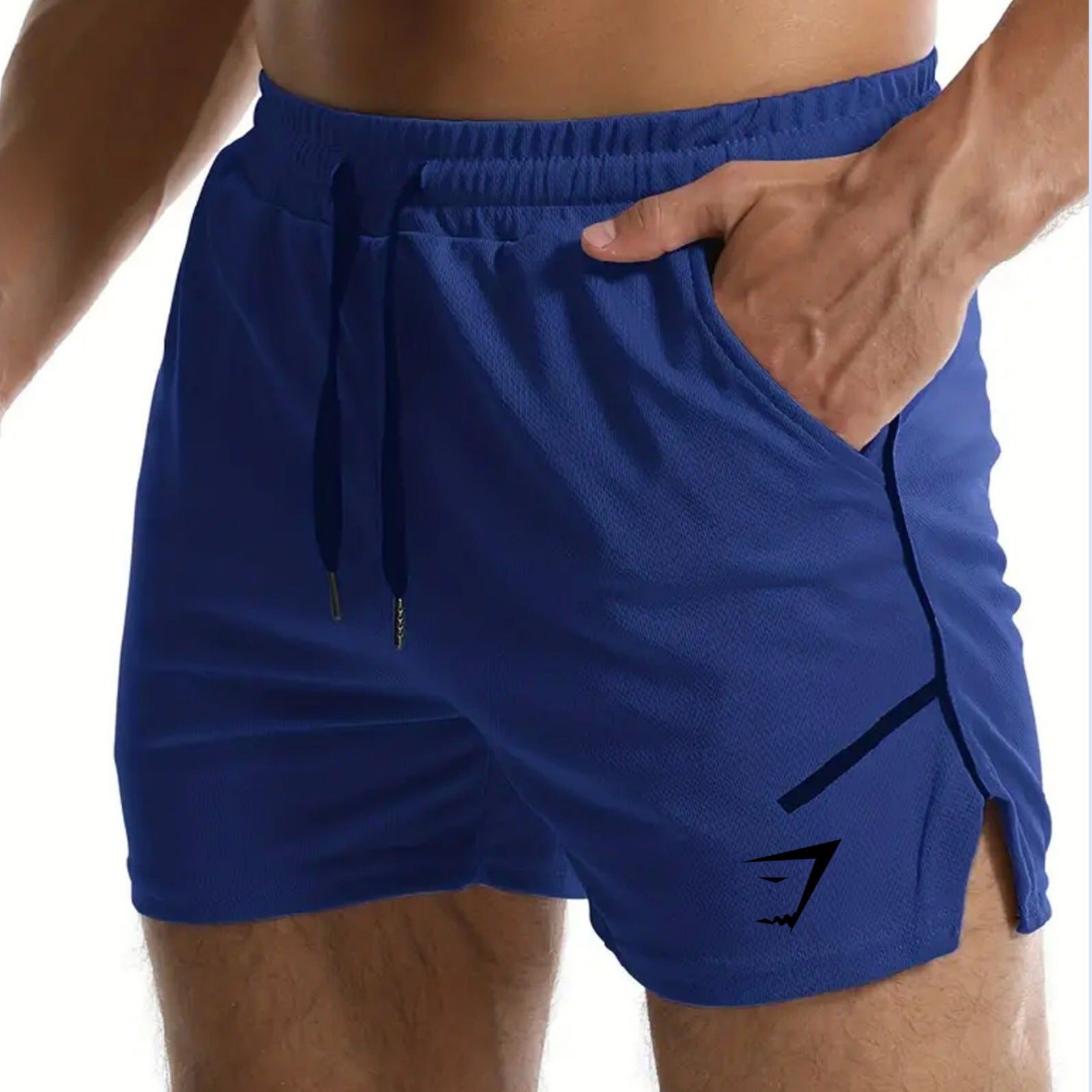 GYMSHARK Mesh Quick Drying Sports Shorts Men's Fitness Shorts Thin Casual Running Breathable Training Pants CY-10