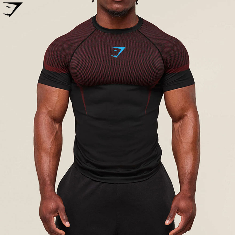 Gymshark Onyx Seamless Mesh Performance Tee