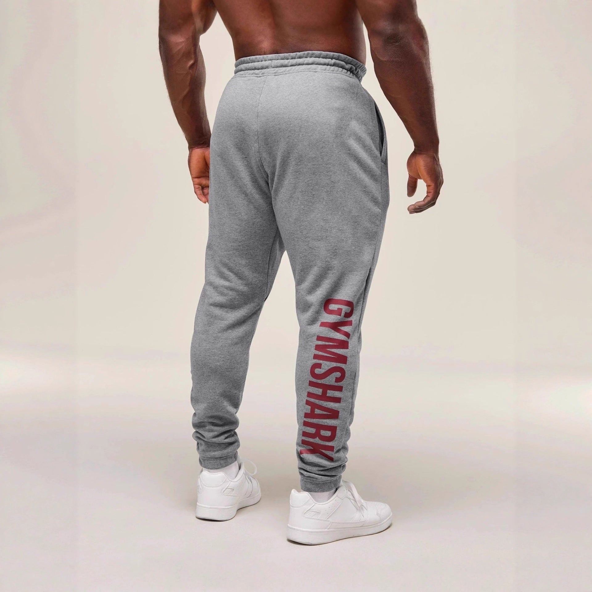 GYMSHARK Men's Sports Pants, Jogger's Gym, Muscle Building, Casual Pants, Cotton Printed Pants