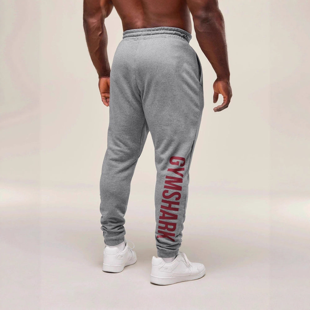 GYMSHARK Men's Sports Pants, Jogger's Gym, Muscle Building, Casual Pants, Cotton Printed Pants