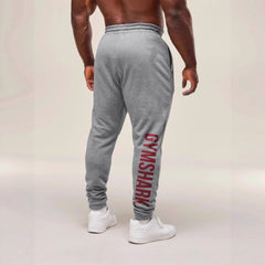 GYMSHARK Men's Sports Pants, Jogger's Gym, Muscle Building, Casual Pants, Cotton Printed Pants