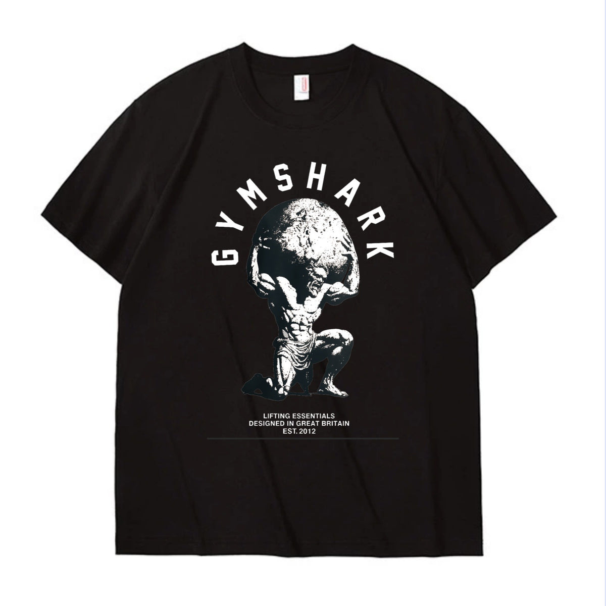 GYMashaRK new running sports fitness T-shirt top, casual breathable loose casual running short sleeved shark 1