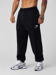 GYMSHARK men's sports pants, muscle exercise fitness jogging pants, cotton ankle tied mid waist casual pants, straight leg