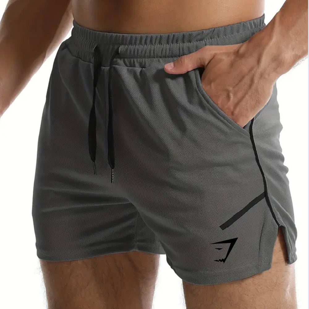 GYMSHARK Mesh Quick Drying Sports Shorts Men's Fitness Shorts Thin Casual Running Breathable Training Pants CY-10