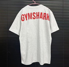 Gymshark Heather Grey Heritage Logo Tee