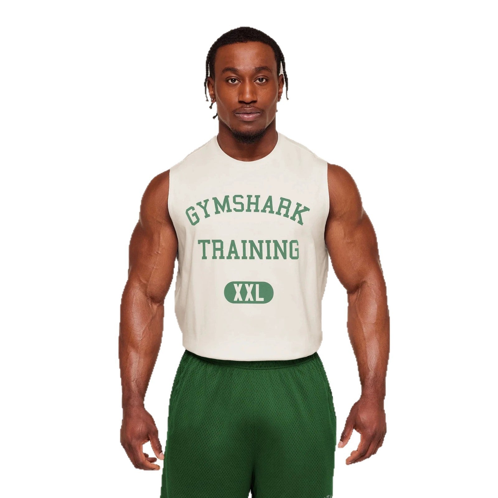 GYMSHARK Men's Short sleeved American Outdoor Sports Short Style T Spring/Summer Fashion Round Neck Formal Vest Fitness