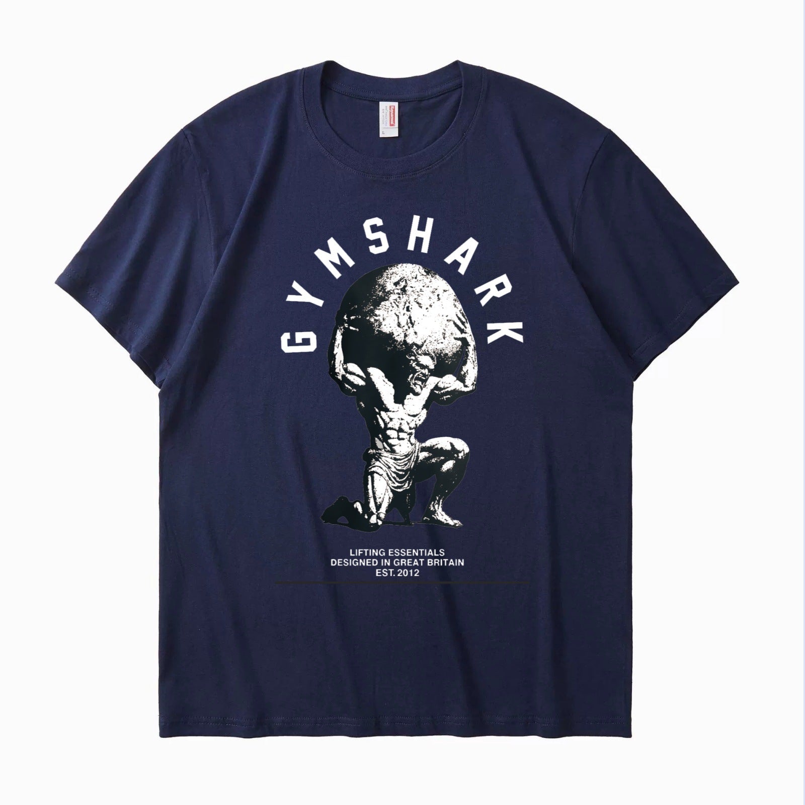 GYMashaRK new running sports fitness T-shirt top, casual breathable loose casual running short sleeved shark 1