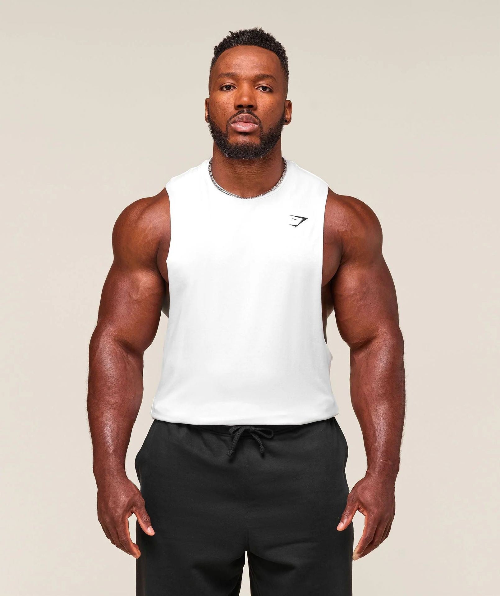GYMSHARK Men's Tank Top Summer New Muscle Fitness Sports Tank Top Outdoor Running Leisure Breathable Tank Top