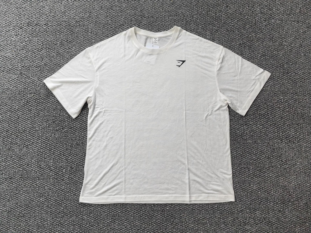 Summer artifact! Ultra soft and lightweight shark basic fitness sports loose short sleeved breathable T-shirt