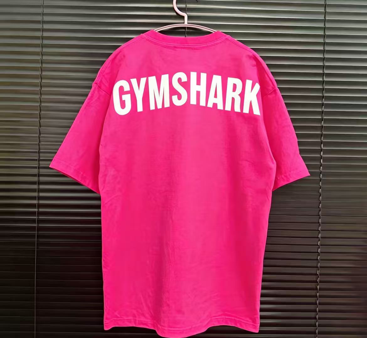 Gymshark Electric Pink Oversized Logo Tee