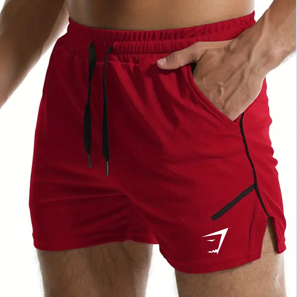 GYMSHARK Mesh Quick Drying Sports Shorts Men's Fitness Shorts Thin Casual Running Breathable Training Pants CY-10