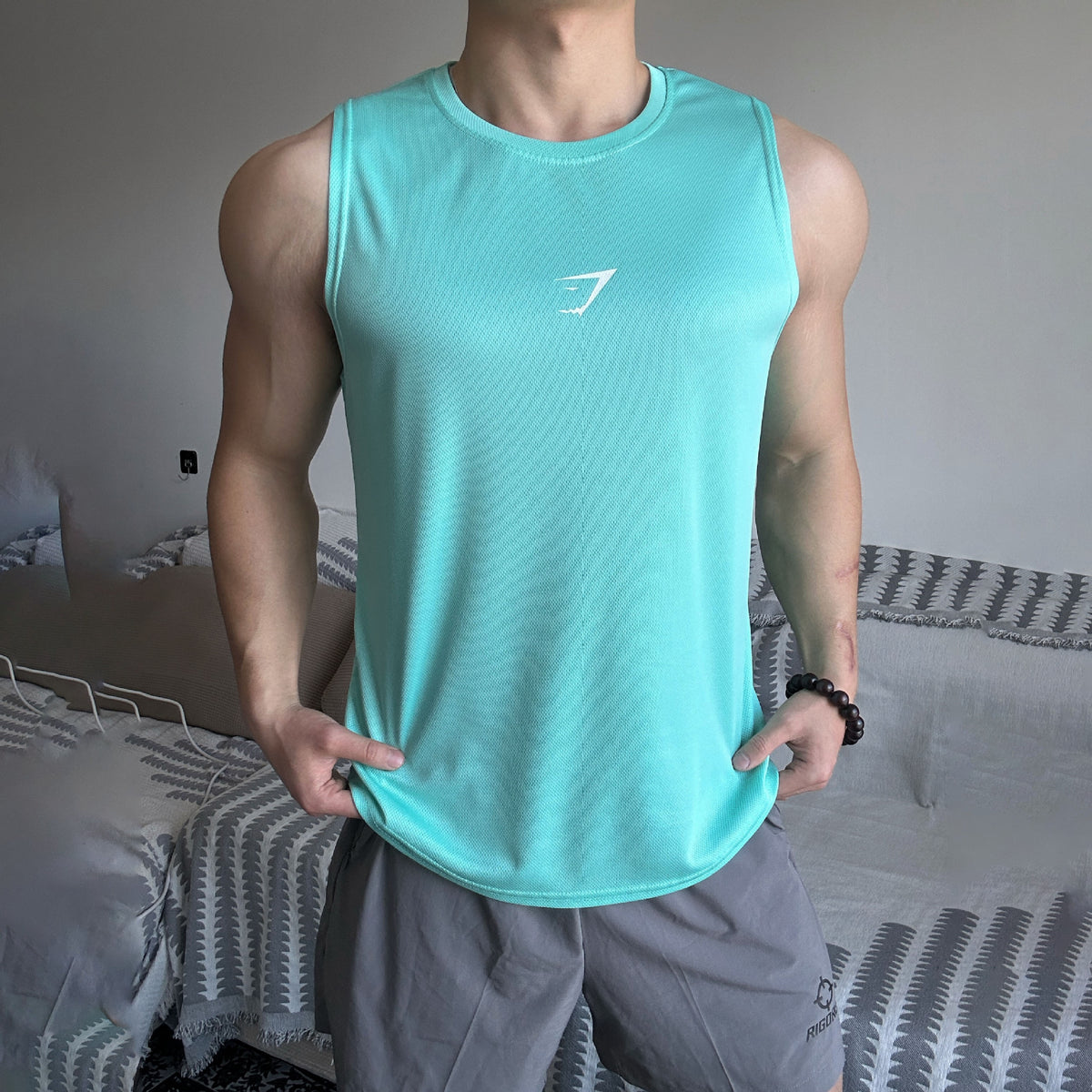Gymshark Aqua Breeze Mesh Muscle Tank