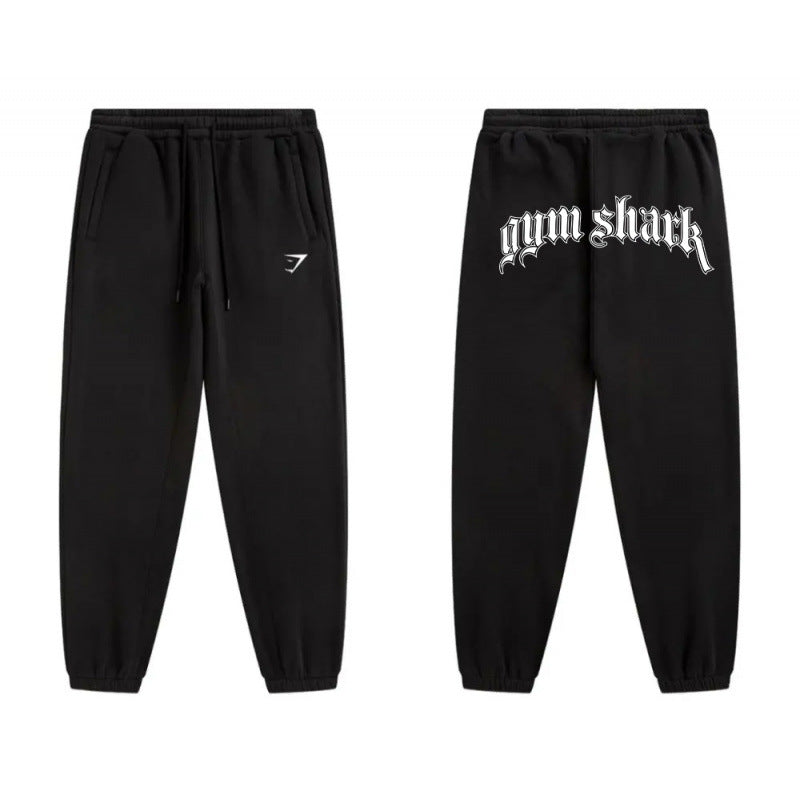European and American cross-border Gymshark loose pants men's and women's fitness training shark bath pants running pants Pants