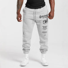 GYMSHARK Youth Sports Pants Leg Tights Loose fit Small Leg Casual Pants Cotton Printed Pants