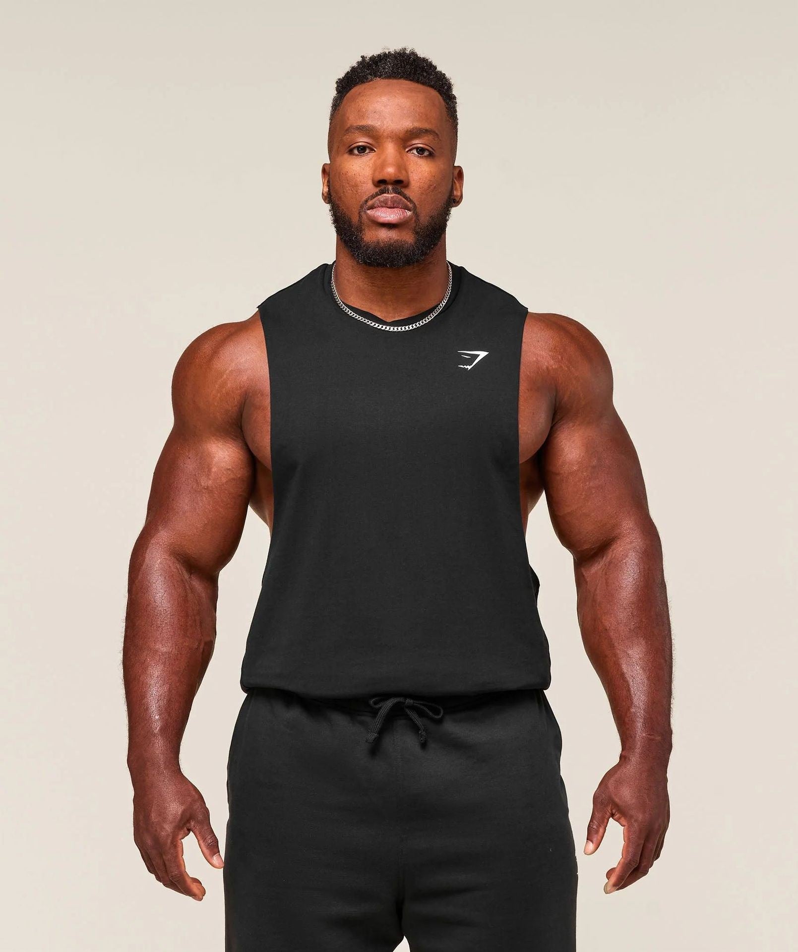 GYMSHARK Men's Tank Top Summer New Muscle Fitness Sports Tank Top Outdoor Running Leisure Breathable Tank Top