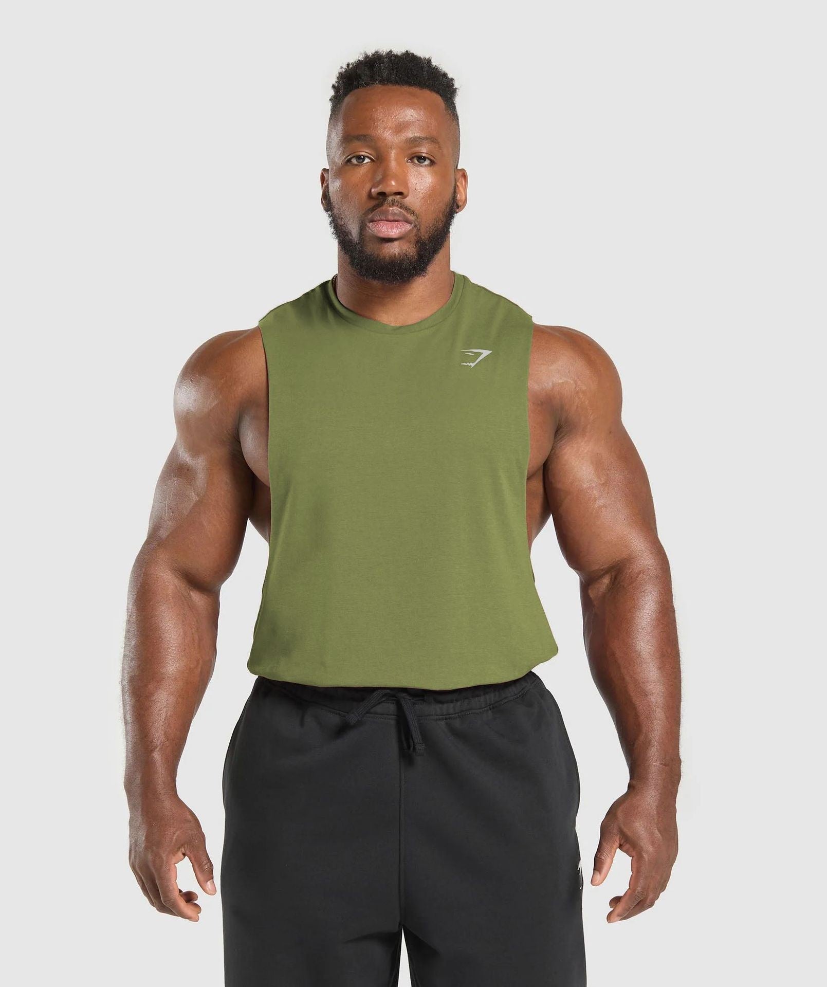 GYMSHARK Men's Tank Top Summer New Muscle Fitness Sports Tank Top Outdoor Running Leisure Breathable Tank Top