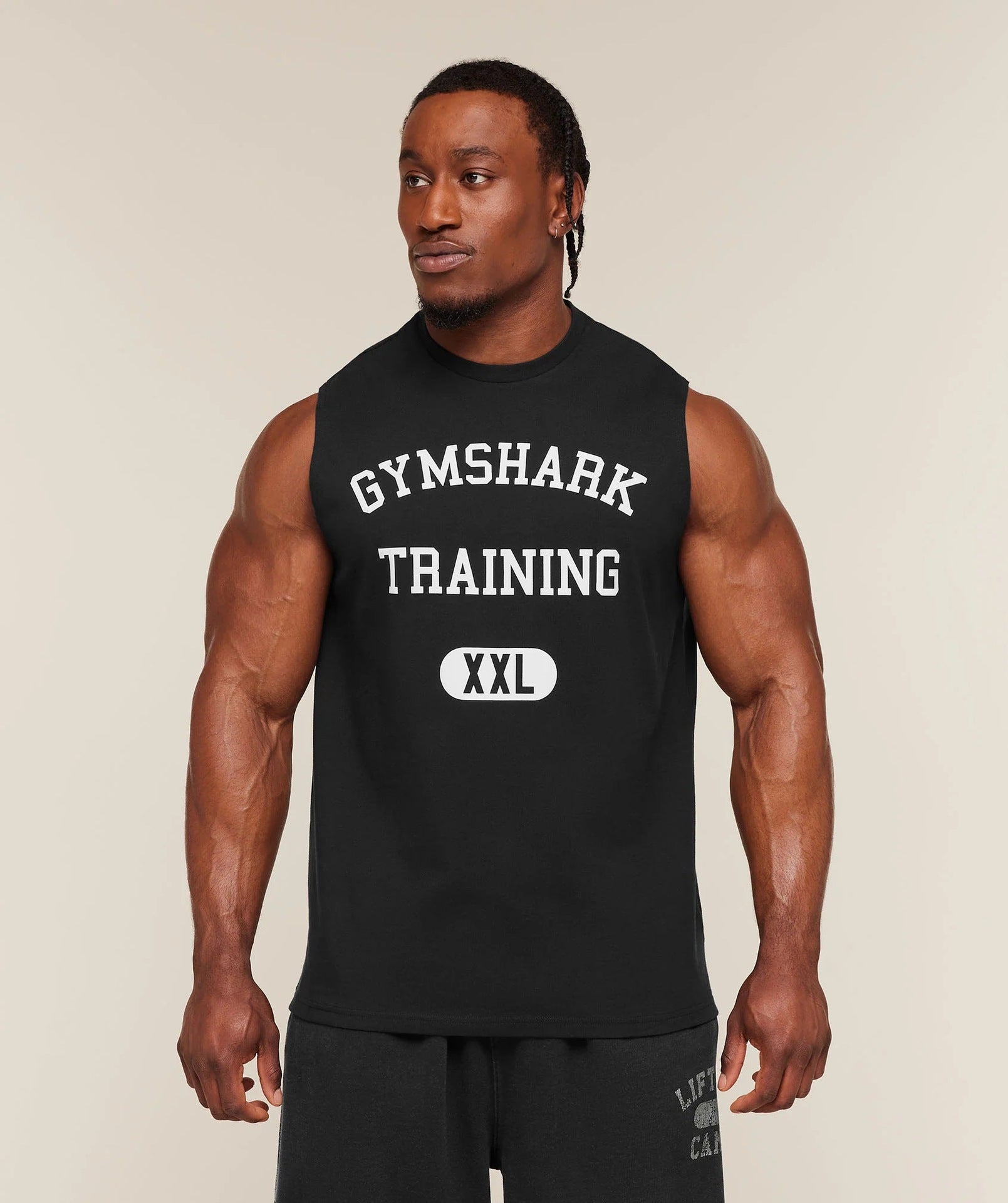 GYMSHARK Men's Short sleeved American Outdoor Sports Short Style T Spring/Summer Fashion Round Neck Formal Vest Fitness