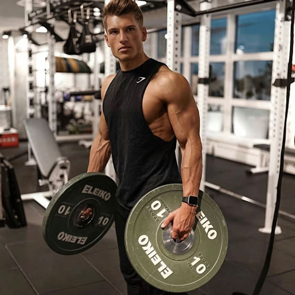 Critical Shoulder Tank Top Sleeveless T-shirt Sports Fitness Training Summer Men