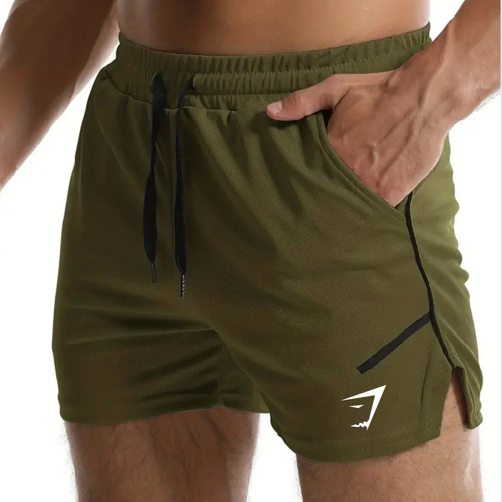 Gymshark Olive Tech Performance Shorts