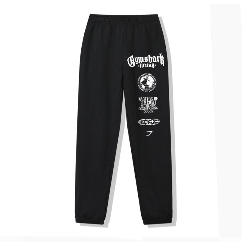 European and American cross-border Gymshark loose pants men's and women's fitness training shark bath pants running pants Pants