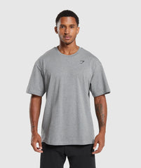 Gymshark Heather Grey Classic Oversized Tee